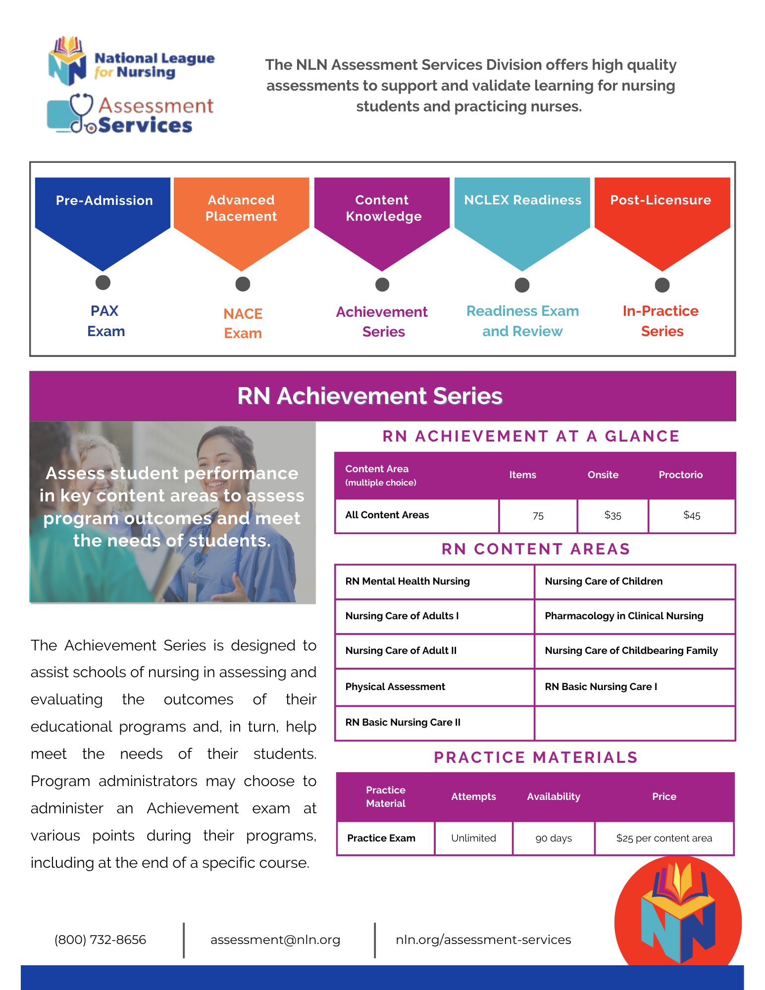 NLN ASD Product Brochure_RN Achievement Series